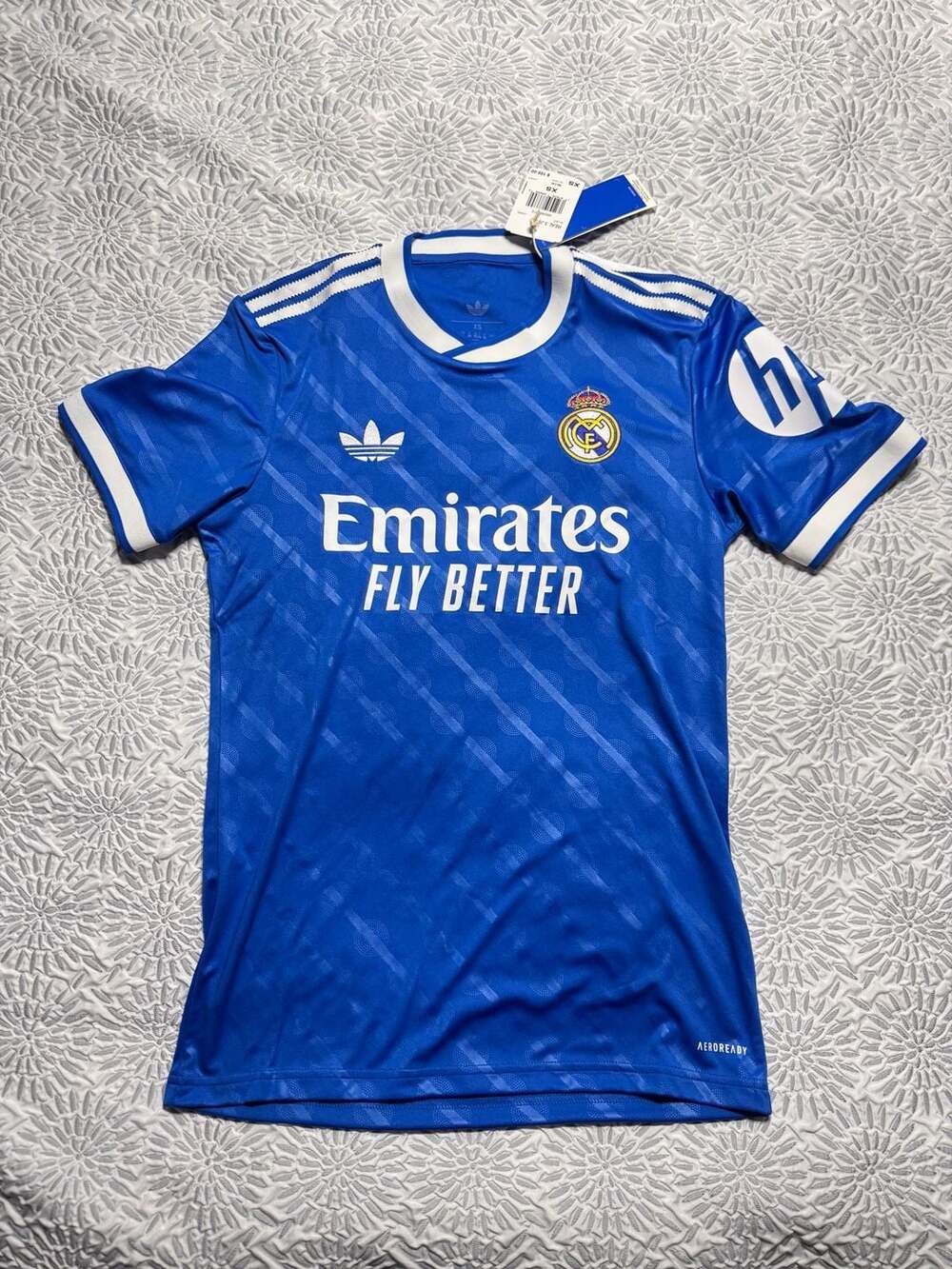 Adidas Real Madrid 2025/26 Third Jersey Blue Men’s XS JV5845